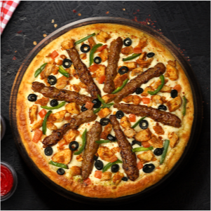 Chicken Kababish Pizza