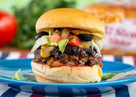 Mexican Pizza Burger
