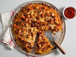 Chicken Spaghtti Pizza