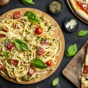 Veggie Spaghti Pizza