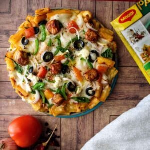 Veggie Macroni Pizza